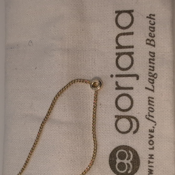 Gorjana Delicate Wilder Initial "O" Goldtone Necklace A9 - Picture 8 of 8